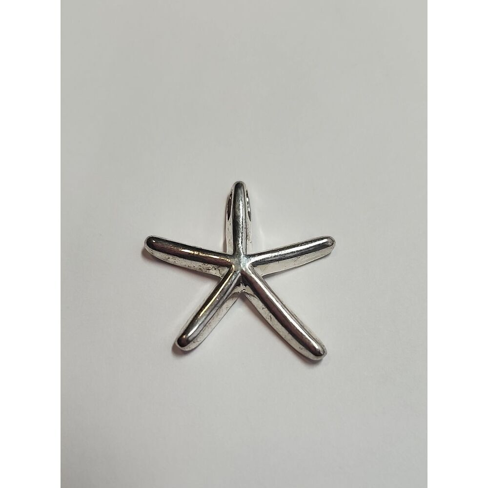 Sterling Silver Plated Starfish Pendant